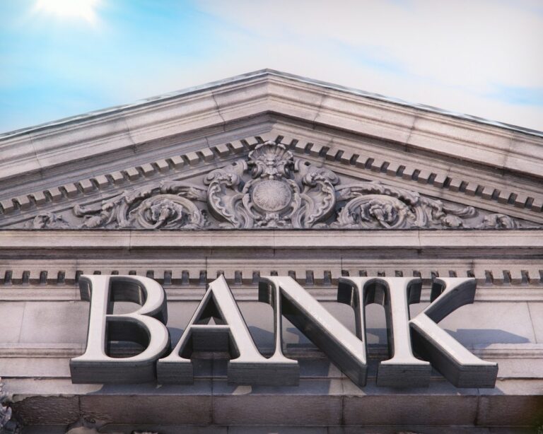Bank building facade — ATB Financial mortgage rates compared to big banks in Calgary